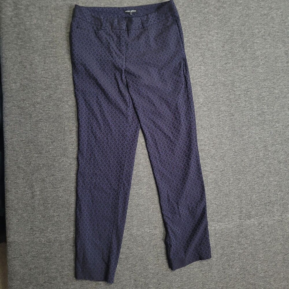 Mario Serrani Italy Pants size 8 dress pants trousers geometric zip button